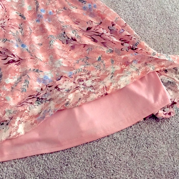 ❤️ Lily Rose Pastel Pink Floral Dress - Picture 5 of 8